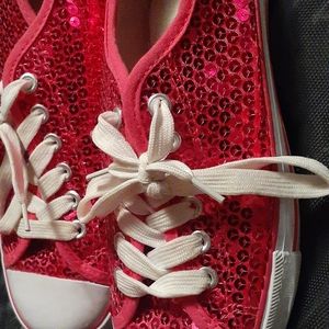 Balera pink shoes with sequins size 8